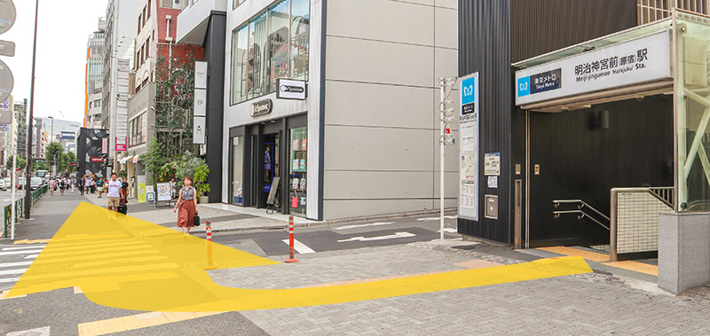 明治神宮駅7番地上出口