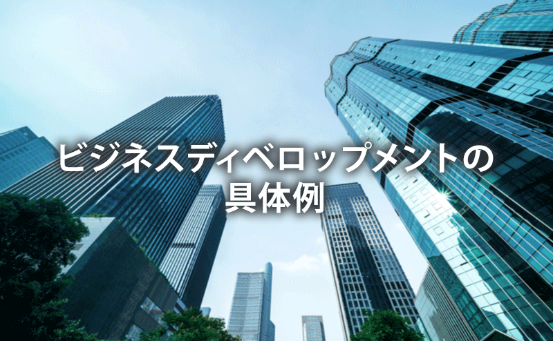 ビジネスディベロップメントの具体例